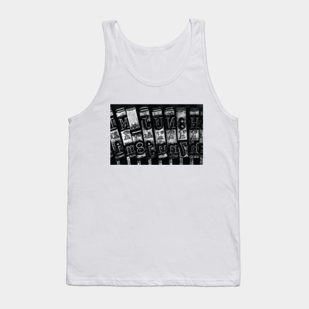 Typing machine elements Tank Top by StefanAlfonso